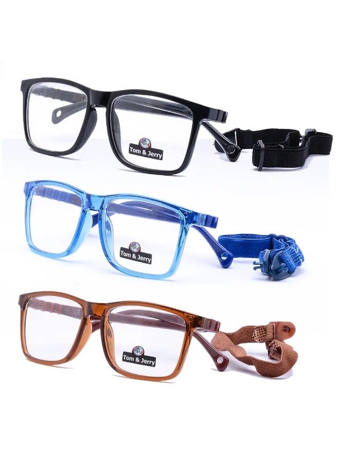 Three silicone eyeglasses, excellent material - distinctive colors - Image 1