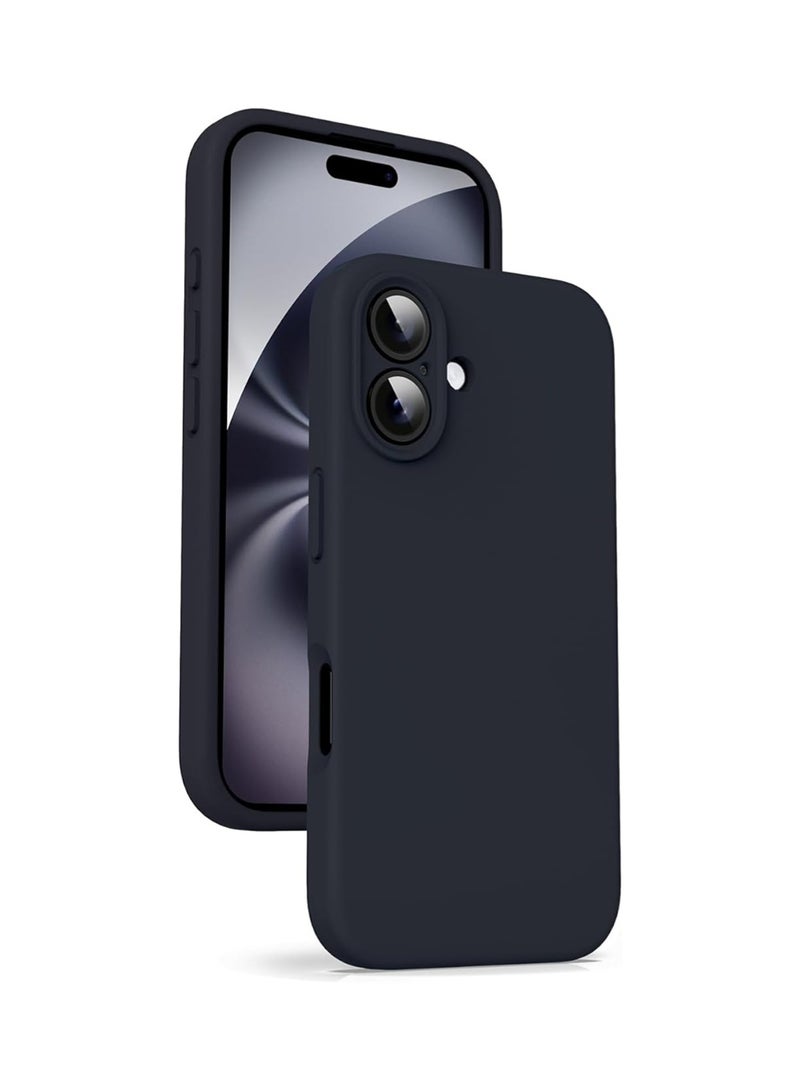 WRISTWISE Case Cover for iPhone 16 - [Camera All-Round Protection] [Soft Microfiber Lining Anti-Scratch] Shockproof Phone Case Cover, Black - Image 1