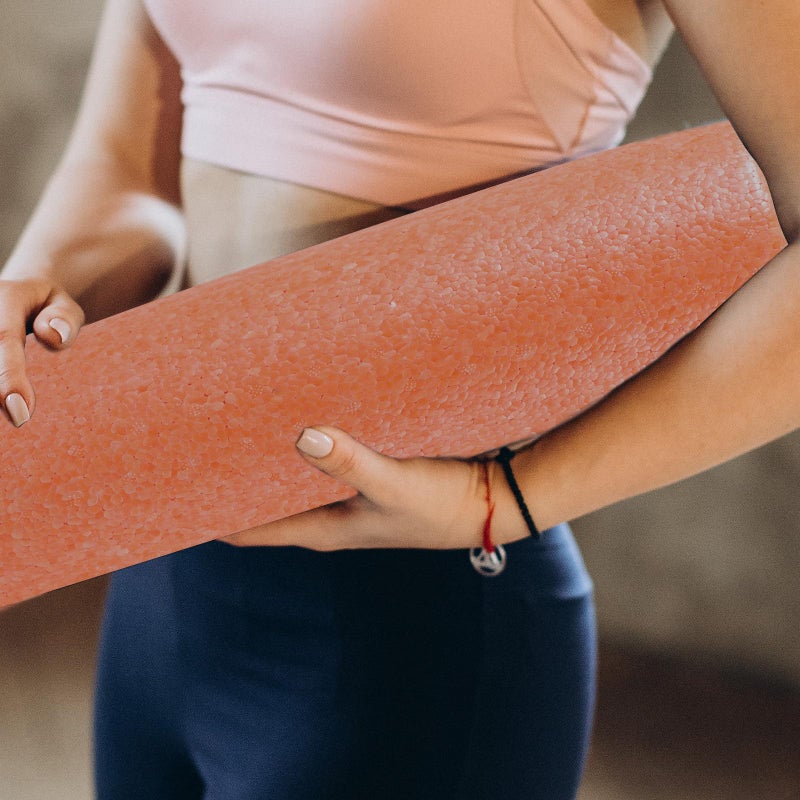 EPP Foam Roller 30x15cm Orange Muscle Massage Roller for Back Leg Fitness - Image 5