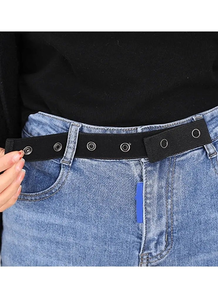 Goolsky Elastic Waist Extenders Stretch Waist Belt Jeans Pants Waist Extenders Elastic Adjustable Button Extender - Image 1