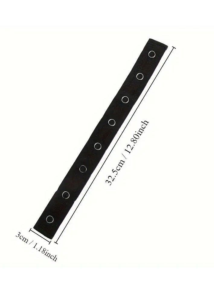 Goolsky Elastic Waist Extenders Stretch Waist Belt Jeans Pants Waist Extenders Elastic Adjustable Button Extender - Image 3