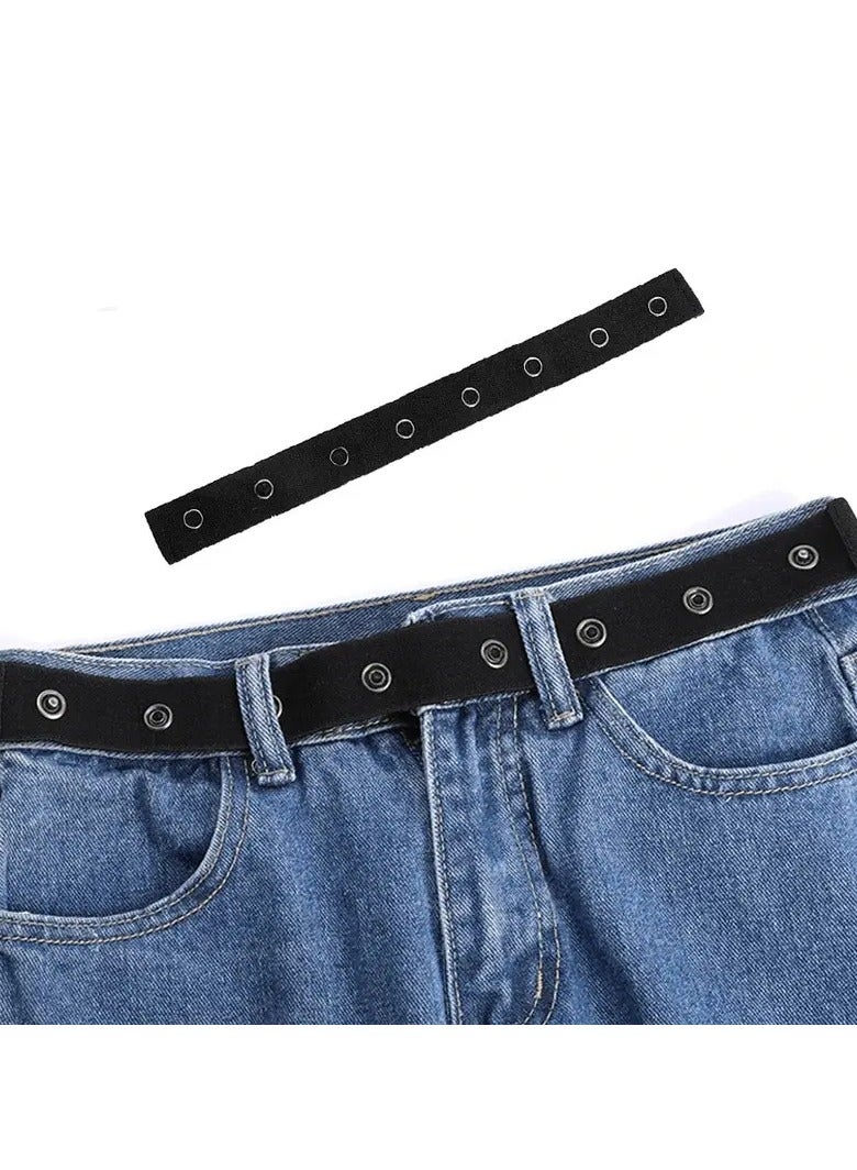 Goolsky Elastic Waist Extenders Stretch Waist Belt Jeans Pants Waist Extenders Elastic Adjustable Button Extender - Image 5