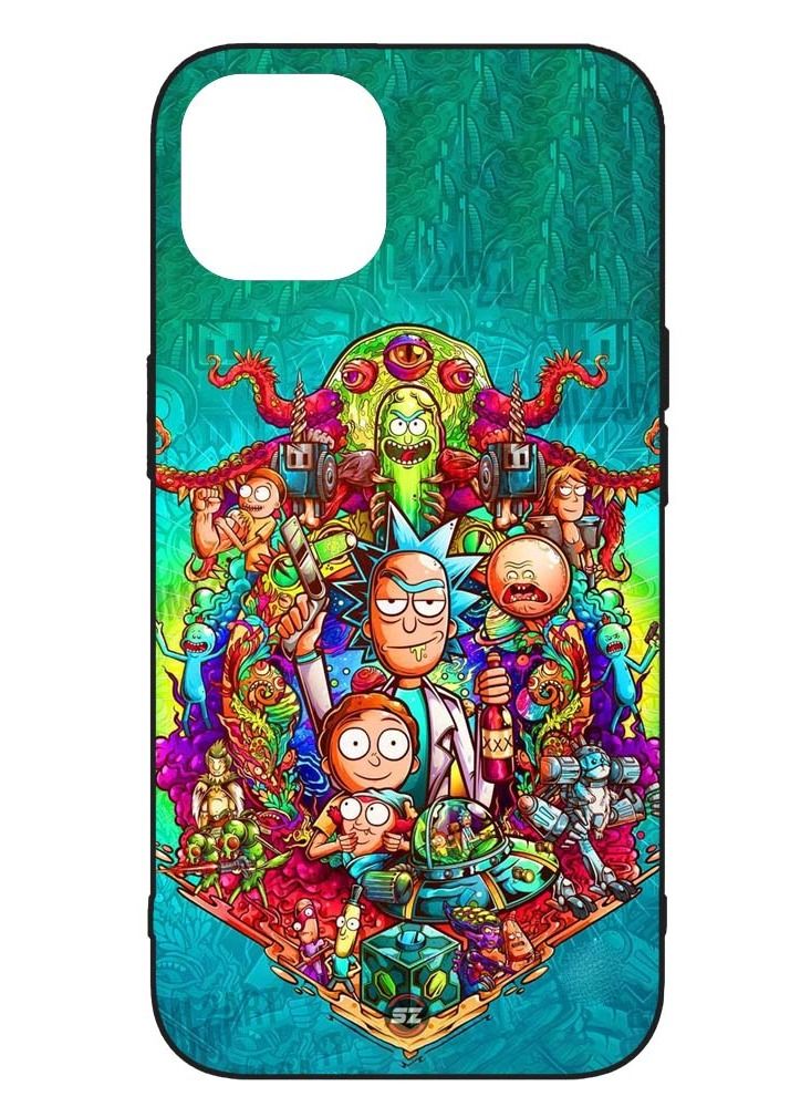 Protective Printed Mobile Cover Rick and Morty Artistic Art For Apple iPhone 14 Pro Max