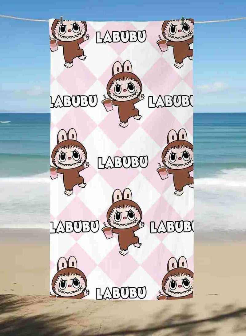 Lightweight Beach Towel, 140*70cm Microfiber Adult and Child Beach Towel, Quick Drying Towel, For Swimmers, Sand Resistant Beach Towel, Cool Pool Towel, Beach Accessories, Absorbent Towel, Suitable for Travel Swimming Yoga - Image 2