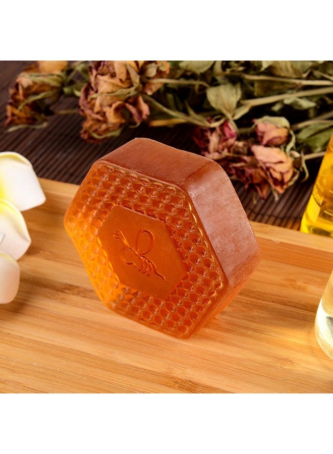 T-shin T-shin Honey Botanical Soap Bar,100G Handmade Propolis Natural Ingredients Scented Bath Soap for Men& Women,Face Body Moisturizing Artisanal Soap with Blistering Net  - Image 5