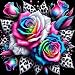 KTHOFCY 5D DIY Colorful Flower Diamond Painting Kits for AdultsFlower Floral Full Drill Embroidery Cross Stitch Crystal Rhinestone Paintings Pictures Arts Wall Decor Painting Dots Kits 118X118 inch - Image 2