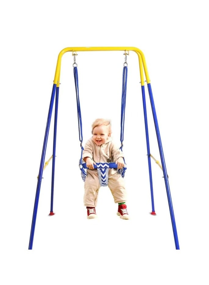 Generic Durable fabric swing for young children, swing for indoor and outdoor use, easy to assemble and store  - Image 1