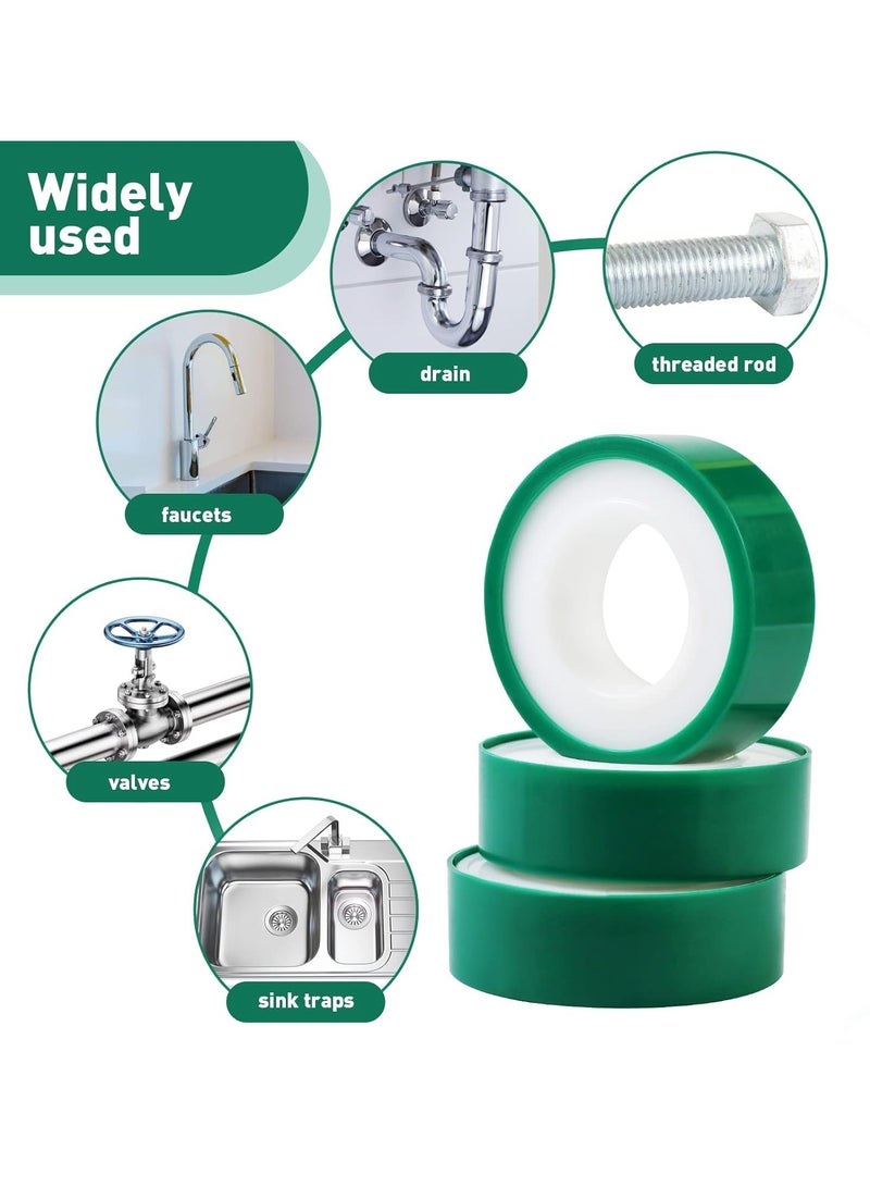 24 Rolls Of Plumbers Tape, Teflon Tape, Water Pipe Sealing Tape, High-Density Thickening and Lengthen, High-Sealing Performance Waterproof Duct Tape, Thread Seal Tape - Image 5