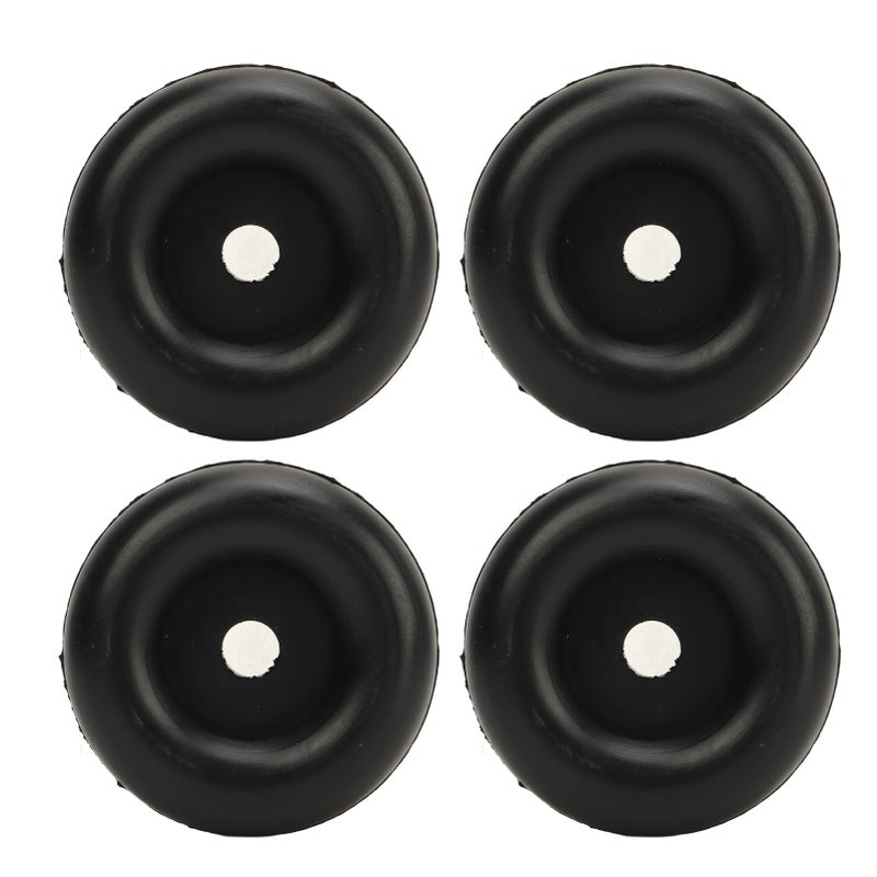 4PCS 2.5inch Trailer Ramp Door Rubber Bumper Round with Hole Rubber Cushion for Cargo Trailer RV Ships - Image 2
