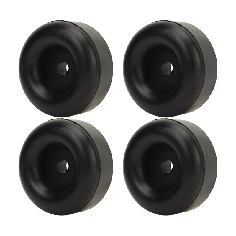 4PCS 2.5inch Trailer Ramp Door Rubber Bumper Round with Hole Rubber Cushion for Cargo Trailer RV Ships - Image 1