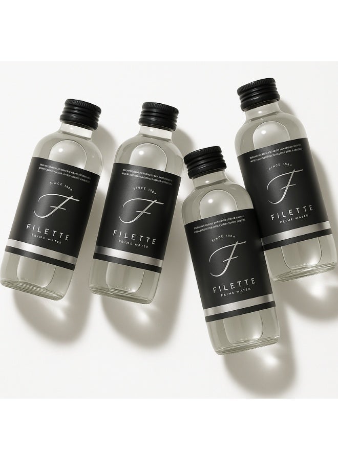 فتاة صغيرة فيليت مياه فوارة فاخرة، منخفضة الصوديوم، مستوردة من إيطاليا، زجاجة سعة 470 مل، عبوة من 4، مياه فوارة إيطالية نقية - Image 2