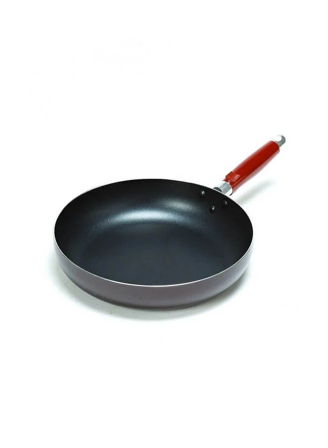 Black and red non-stick frying pan, 22 cm  - Image 1