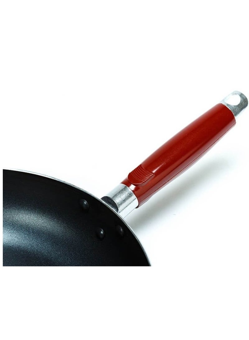 Black and red non-stick frying pan, 22 cm  - Image 3