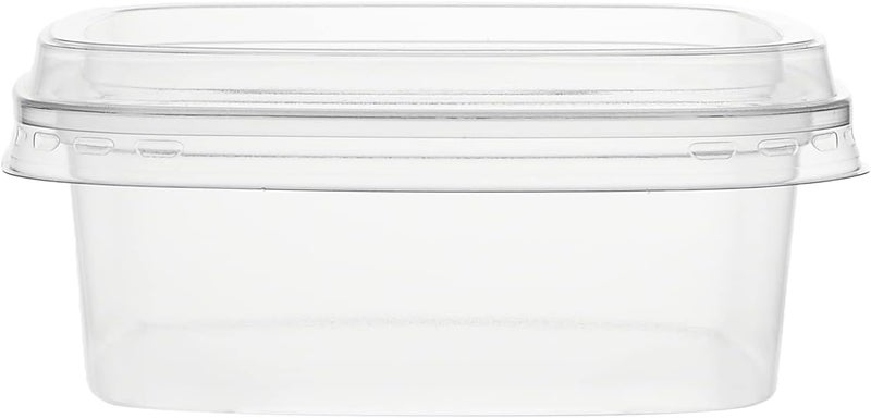 Hotpack PET Deli Container Square with Lid 12oz - PET 10 Pieces ' 10 Units - Image 2