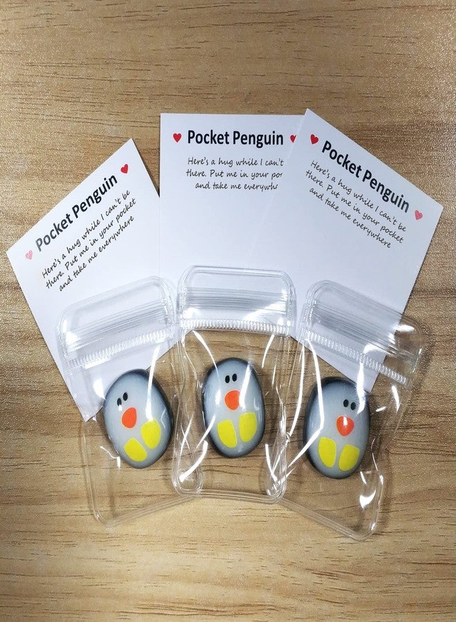 Qitiieli A Little Pocket Penguin Hug, Mini Cute Animal Decoration Funny Pocket Hug Penguin Stress Relief Toy with Card, Unique 2026 Gifts Special Encourage for Teens, Gifts for Him Her Boyfriend Girlfriend - Image 3