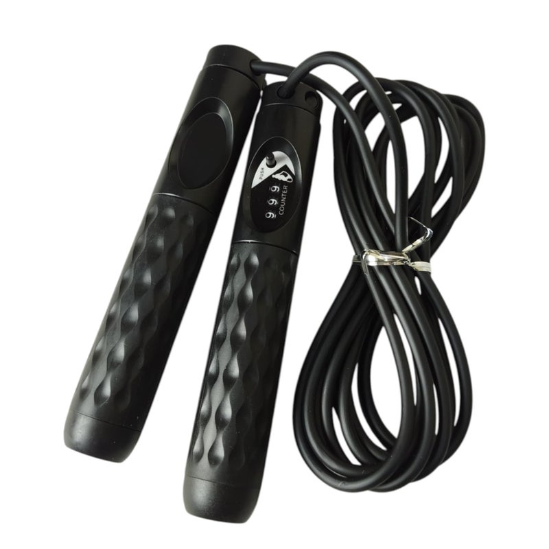 M D Stay Fit MD Stay Fit Jump Rope with Counter Comfortable Handles for Fitness and Cardio Training - Image 1