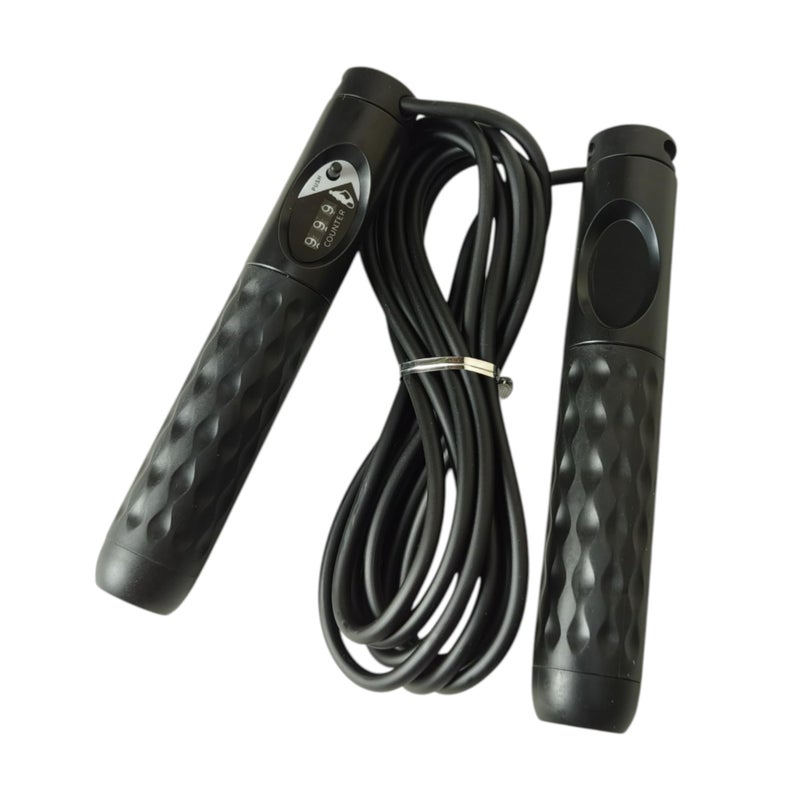 M D Stay Fit MD Stay Fit Jump Rope with Counter Comfortable Handles for Fitness and Cardio Training - Image 2