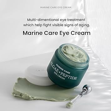 HEIMISH Marine Care Eye Cream Anti Aging Under Eye Cream Rich Hydrating Formula with Peptides Niacinamine for Dark Circles Puffiness Wrinkles Korean Skincare 101floz30ml - Image 2