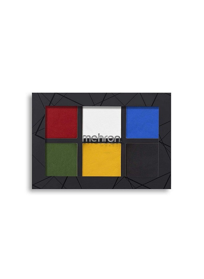 mehron Edge Professional Face & Body Makeup 6 Color Palette (6 Ounce) - Image 3