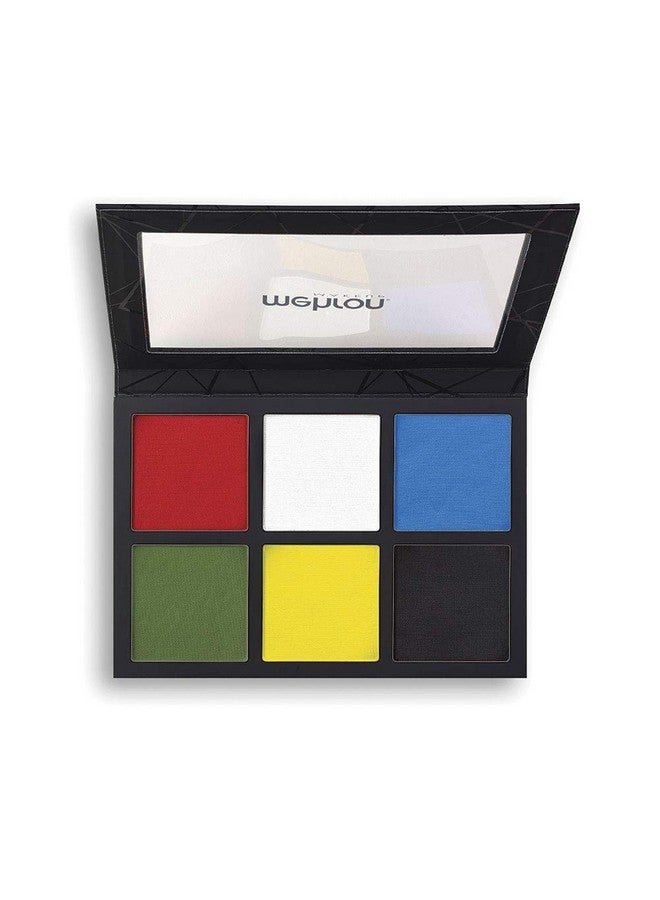 mehron Edge Professional Face & Body Makeup 6 Color Palette (6 Ounce) - Image 2
