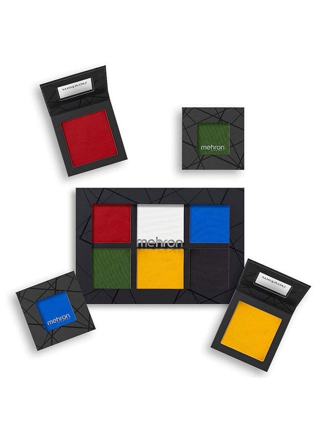 mehron Edge Professional Face & Body Makeup 6 Color Palette (6 Ounce) - Image 4