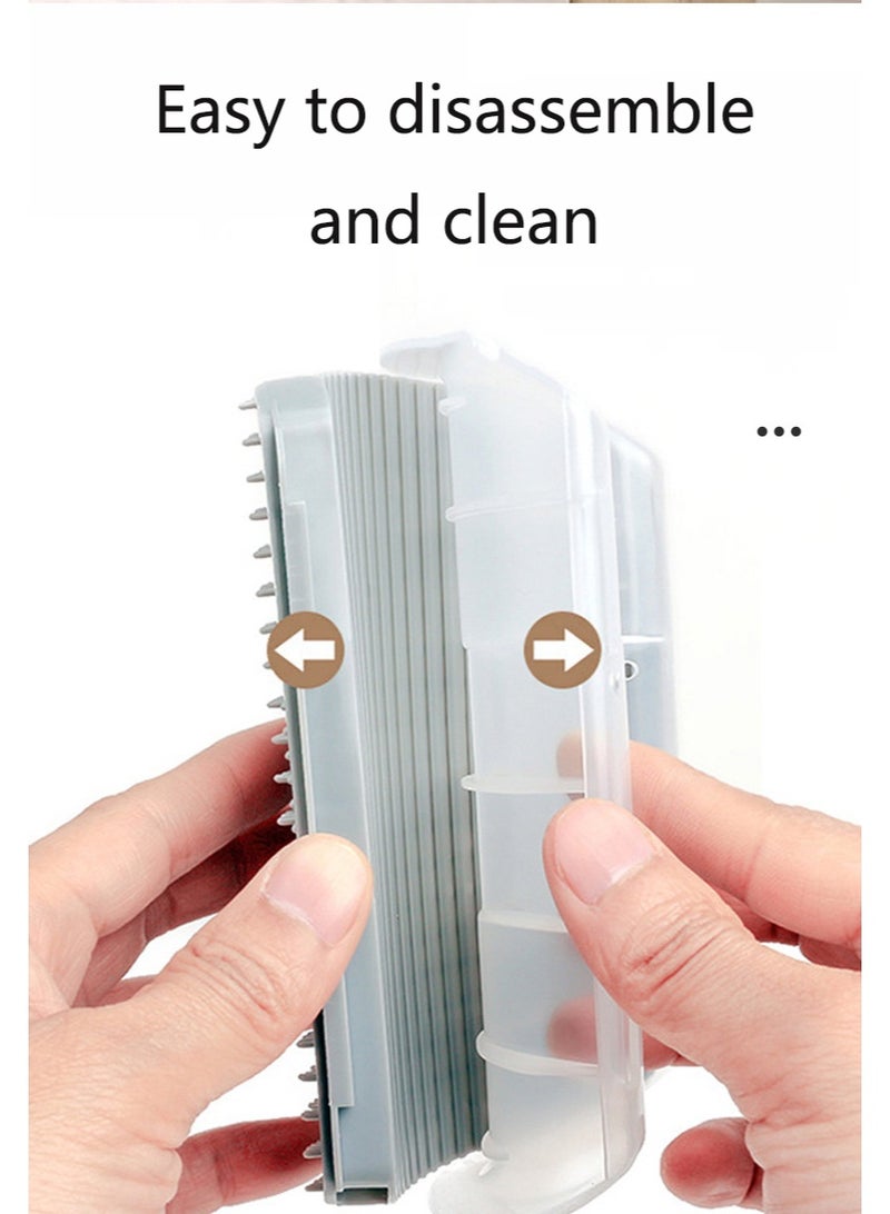 Loquat Wall-Mounted Cat Self Groomer with Massage Comb Brush - Perfect for Kitten and Puppy Grooming and Relaxation - Image 5