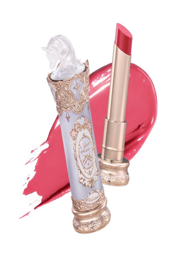 Flower Knows Knight Unicorn Glazed Lipstick, Juicy Strawberry Pink - Image 1