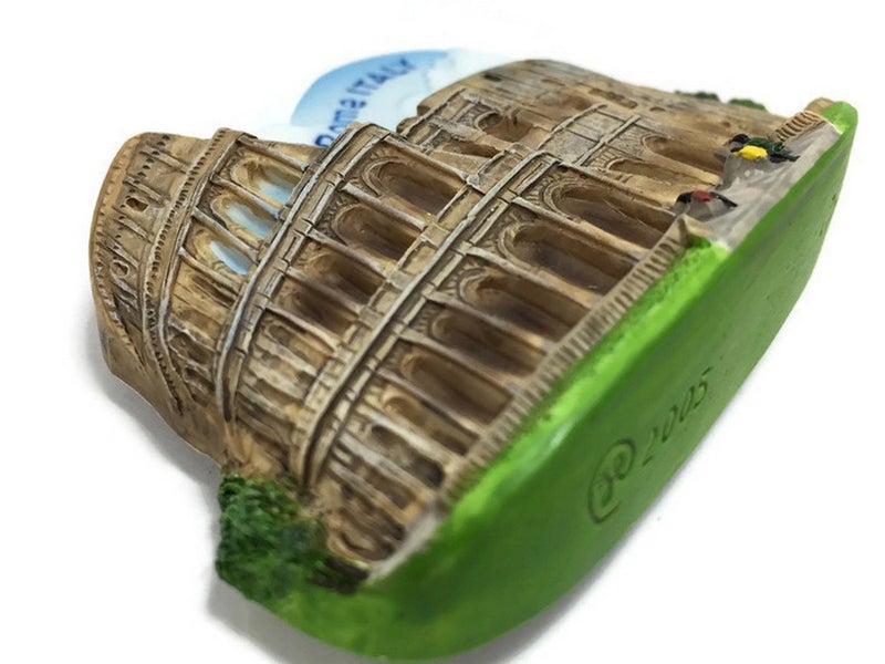 WitnyStore Tiny Roman Colosseum in Rome Italy Southern Europe Tourist Attractions Painted Resin Refrigerator Magnet Traveler Souvenirs Gift Memento 3D Fridge Magnets - Image 4
