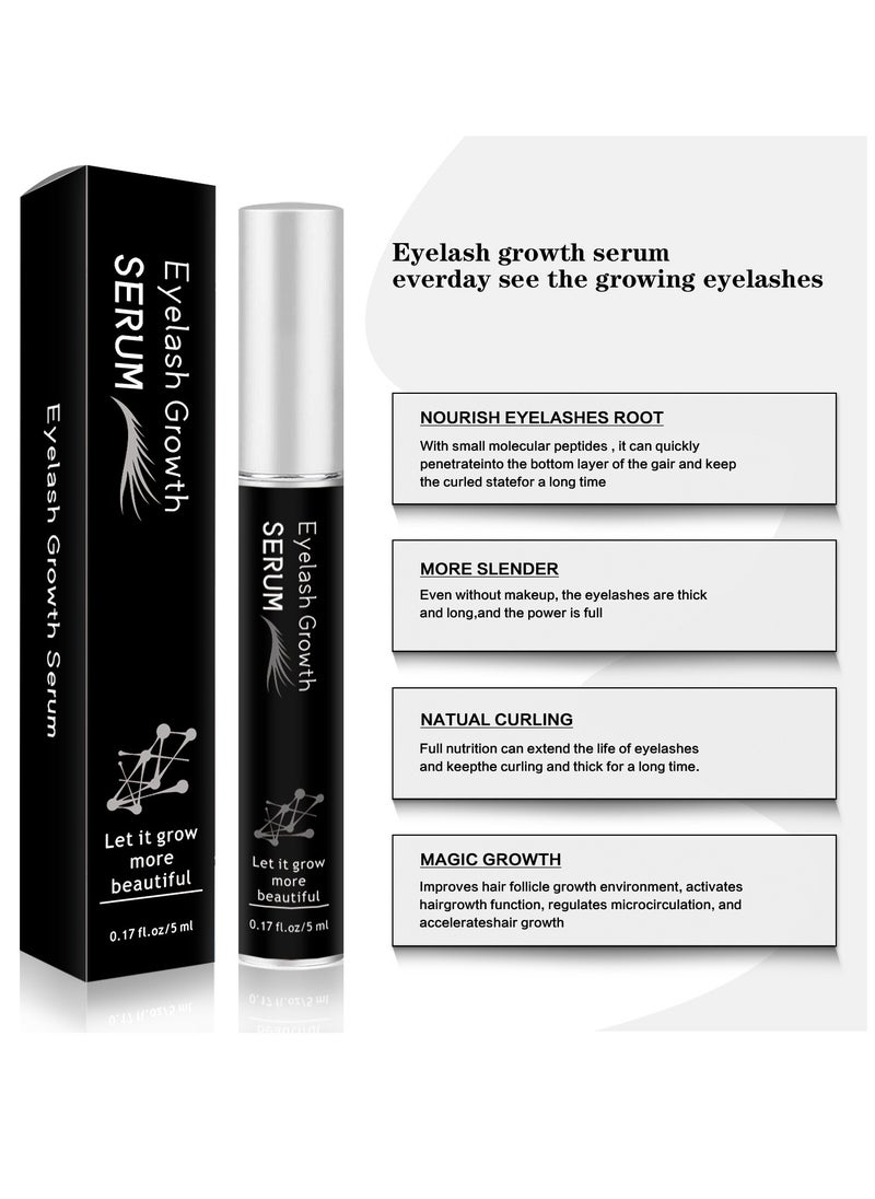 oem Eyelash Growth Serum (5 ml)- Black  - Image 4