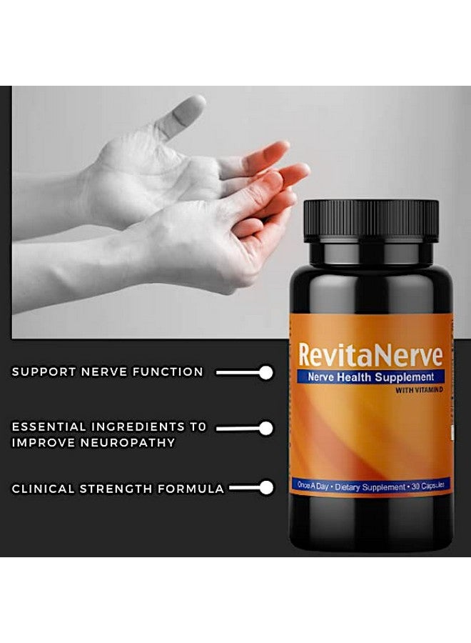RevitaNerve - Neuropathy Nerve Support and Relief | Revitalizing Supplement for Nerve Discomfort | Once A Day | Reduce Nerve Aches (Single Pack, 30 Count) - Image 4