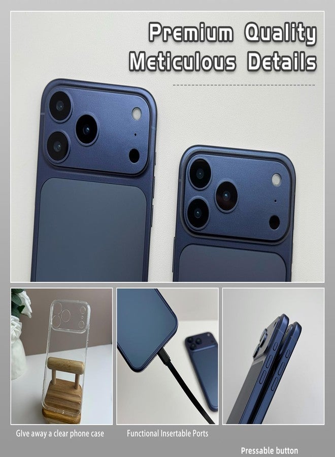 Faawxlo Fake Phone Dummy PropPhone, BlackScreen Decoy PhonePear PhoneNon-Working Phone17Air 17Pro Max, DisplayPhone Look Like Real Phonepro max 17 (17Pro,Deep Blue,Black Screen) Prop Mobile Phone - Image 3