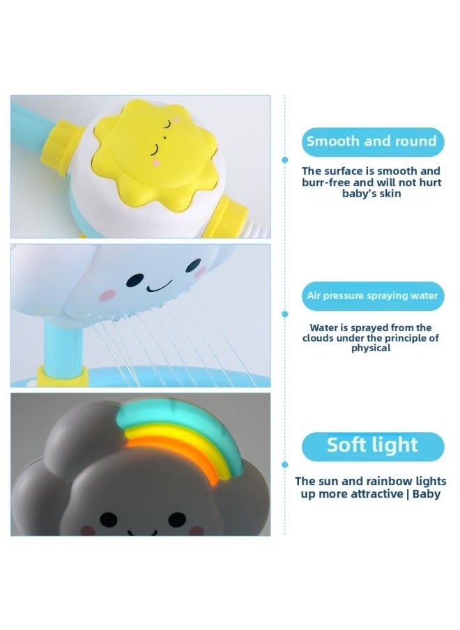 Generic - Bathing Cloud Shower Toy Baby Bathtub Spray Swim Baby Bathing Swimming Boys' And Girls' Suit-Color:Electric Elephant Shower (OPP Bag) - Image 1