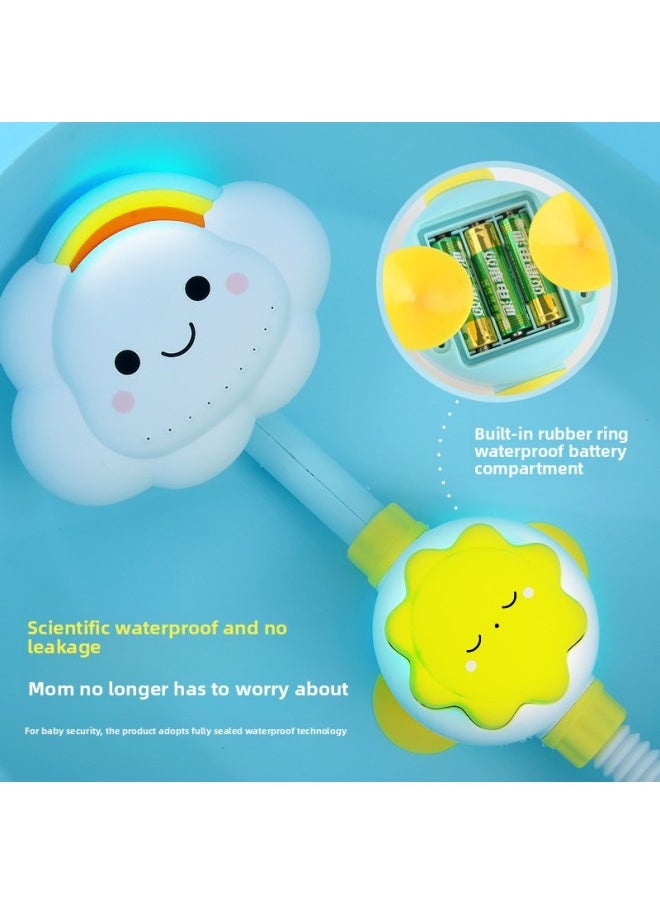 Generic - Bathing Cloud Shower Toy Baby Bathtub Spray Swim Baby Bathing Swimming Boys' And Girls' Suit-Color:Electric Elephant Shower (OPP Bag) - Image 1