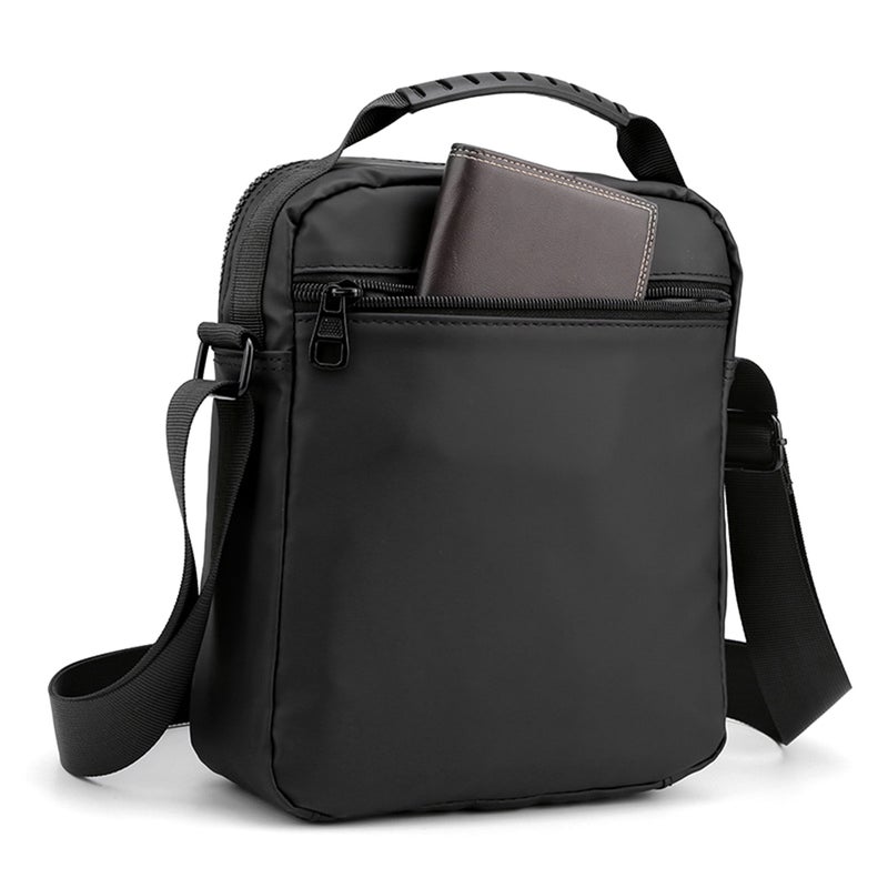 Men Sling Bag Single Shoulder Bag Crossbody Bag Wear-Resistant Oxford Bag Adjustable Strap Shoulder Bag - Image 4