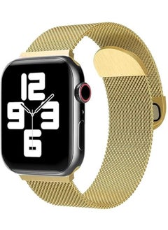 Generic Mesh Metal Loop For ultra Watches Band 42mm 44mm 45mm 46mm 49mm for iWatch Bands Series Ultra SE, 1 to10 Women Men, Stainless Steel Strap with Magnetic Clasp  - Image 1