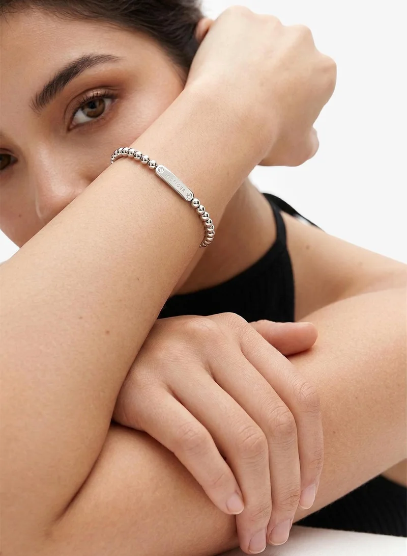 TOMMY HILFIGER  Bracelet in Steel with an Engraved Plaqu for Women | Best Price UAE