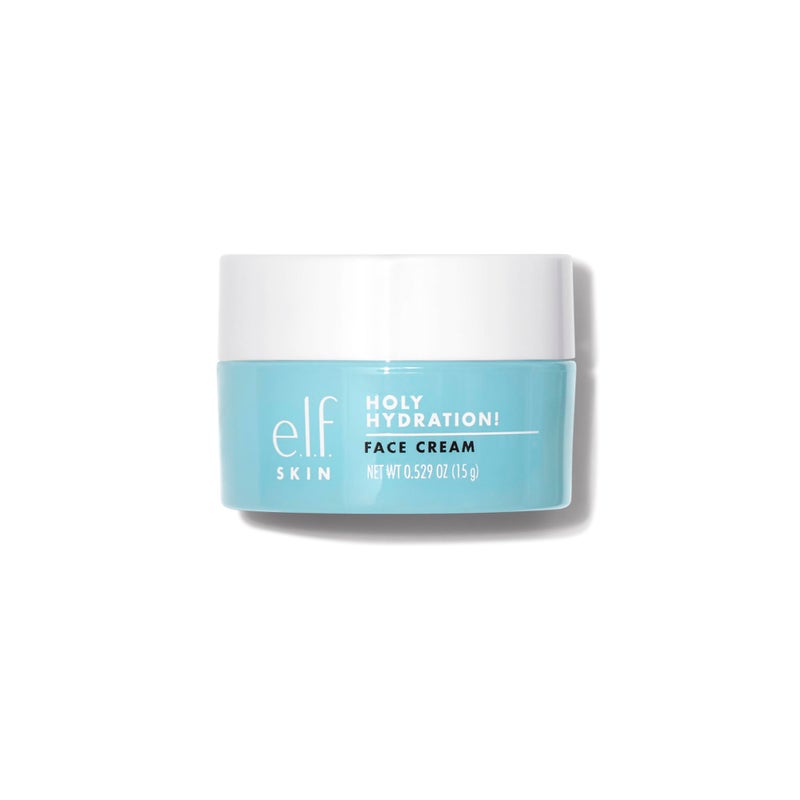 elf SKIN Mini Holy Hydration Face Cream Moisturizer For Nourishing  Plumping Skin Infused With Hyaluronic Acid Vegan  CrueltyFree 0529 Oz