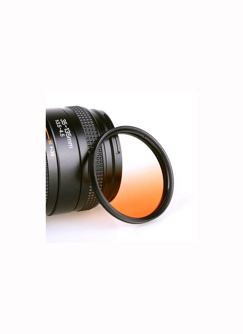 Elite Dose graduated orange color filter 72mm  - Image 1