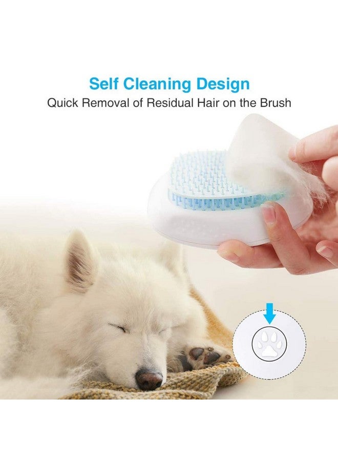 إيميلي بيتس فرشاة تدليك الكلاب فرشاة استحمام احترافية مبتكرة للكلاب فرشاة العناية بالحيوانات الأليفة فرشاة شعر الكلاب (وردي) - Image 2