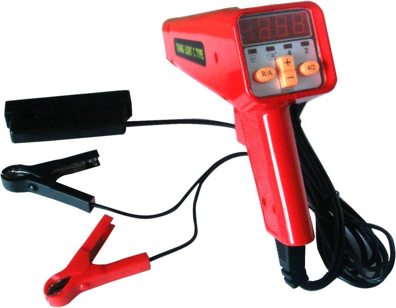 PMD Products Digital Ignition Timing Light Xenon Inductive 0 to 92 Degree Tach Advance w/RPM Readout - Image 1