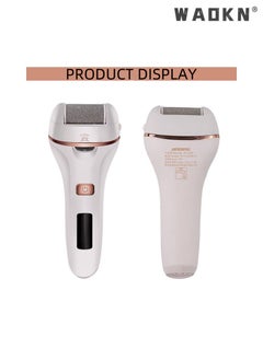 WAOKN Professional Electric Foot Grinder Rechargeable, Portable Electronic Foot File Pedicure Tools, Electric Callus Remover Kit, Perfect for Dead, Hard, Cracked Dry Skin, Ideal Gift for Feet Care  - Image 2