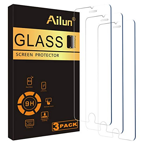 Ailun Screen Protector for Apple iPhone 8,7,6s,6 [4.7-Inch] 3Pack, 2.5D Edge Tempered Glass Case Friendly - Image 1
