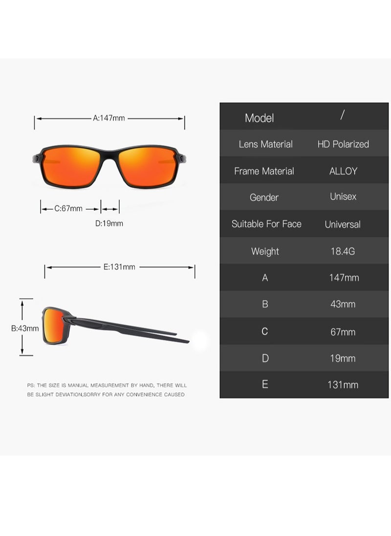 General Polarized sports sunglasses for men and women youth baseball cycling running glasses UV400 protection anti-ultraviolet sunglasses  - Image 4