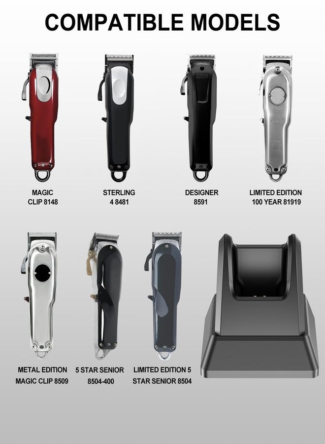 WUKUR حامل شحن WUKUR لقص الشعر اللاسلكي Wahl 3801، حامل شحن لقص الشعر Wahl Sterling و 5-Star 8148 8481 8591 81919 8504 8509 - Image 2