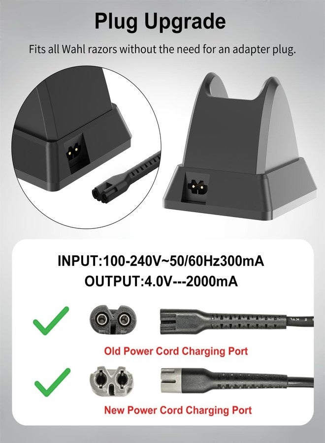 WUKUR حامل شحن WUKUR لقص الشعر اللاسلكي Wahl 3801، حامل شحن لقص الشعر Wahl Sterling و 5-Star 8148 8481 8591 81919 8504 8509 - Image 4