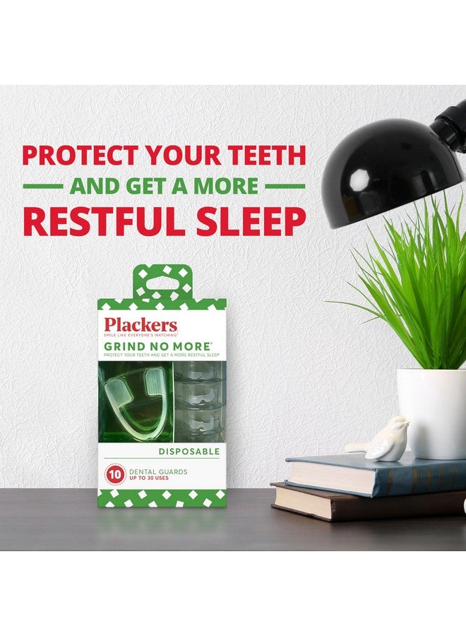 بلاكرز جريند نو مور، واقي ليلي للأسنان، حماية ليلية، نوم جيد، خالٍ من مادة BPA، جاهز للارتداء، للاستخدام مرة واحدة، مقاس واحد يناسب الجميع، 10 قطع - Image 2