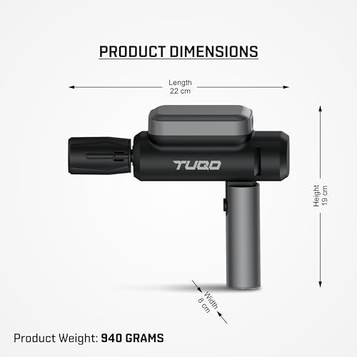 TUQO Cordless Pressure Washer | 4000mAh Rechargeable Battery | Type-C Charging | Portable Washer Gun with Adjustable Nozzle & 5M Hose for Car, Bike, Cycle,Roof & Floor Cleaning | CDW400 - Image 2