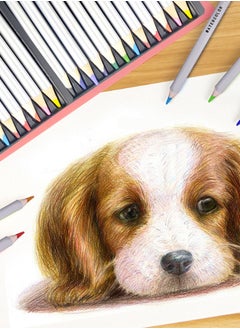 H&B 12 Colors Watercolor Pencils With Brush for Art Drawing Student School Supply  - Image 4