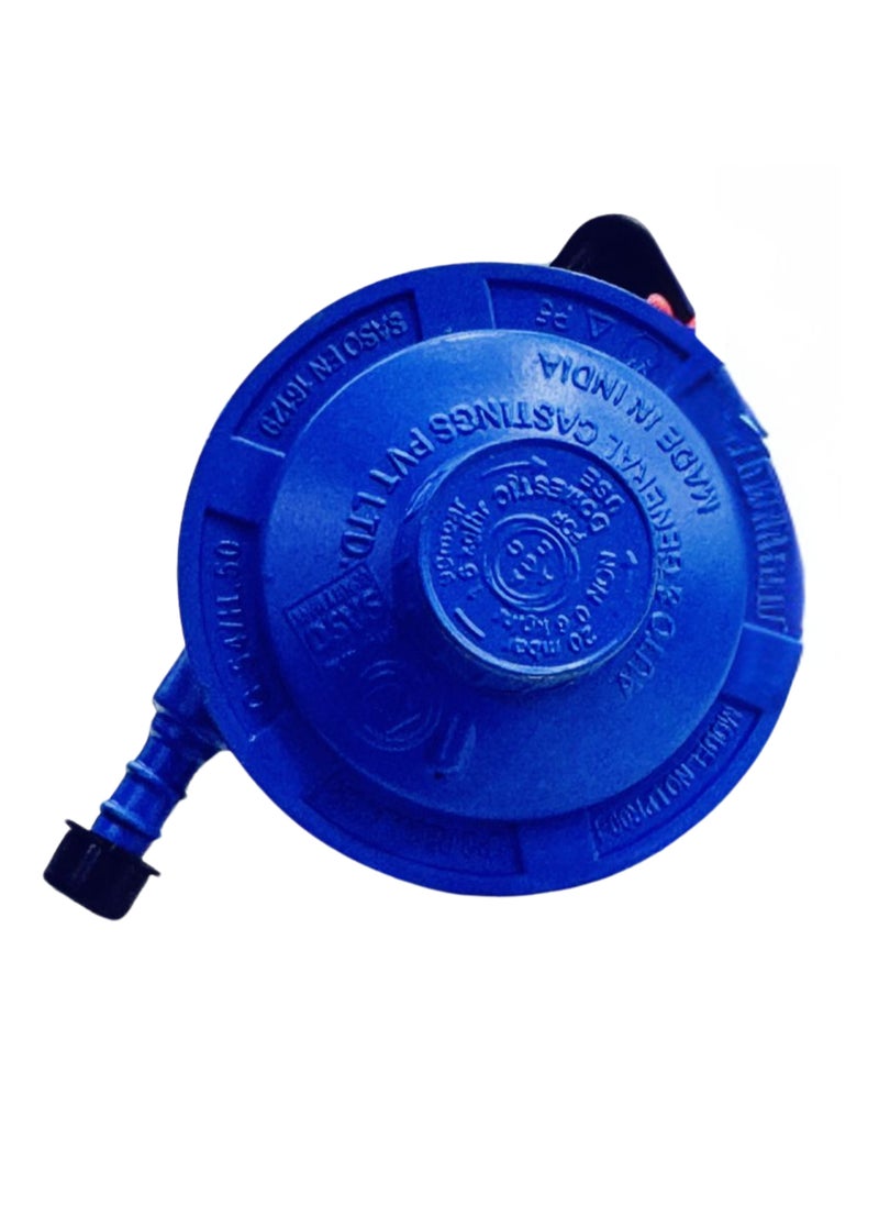 Generic - GAS REGULATOR ,patio gas regulator, Gas Grill Control Valve Table Top Regulator with intel pressure 0.3-16Bar, 22MM  ,90mBAR , CLIP ON TYPE, Gas cylinder regulator - Image 1