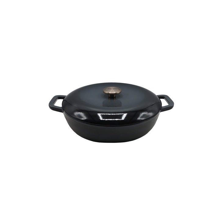 Rossetti Gusto Cast Iron 30cm High Grove Shallow Casserole Cookware